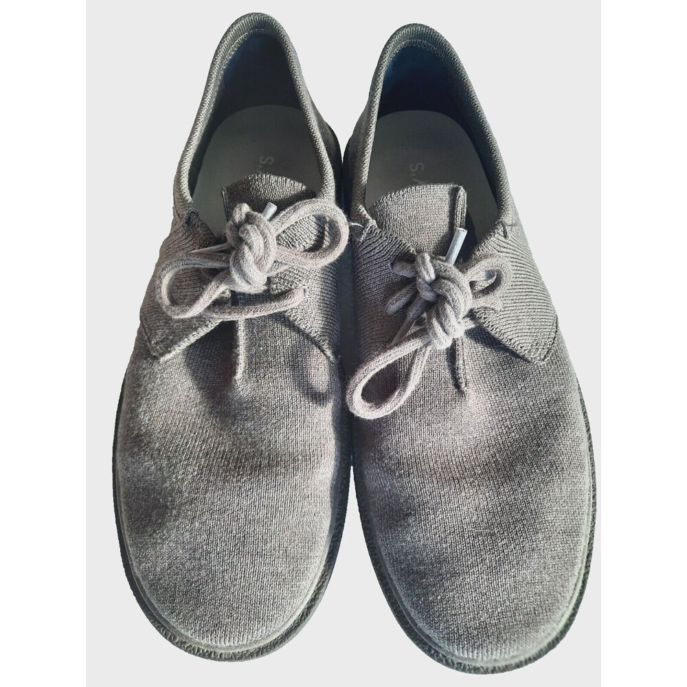 Rothy’s Shoes Mens Size 10 The Monty Merino Wool Blend Tan Casual Knit lace up